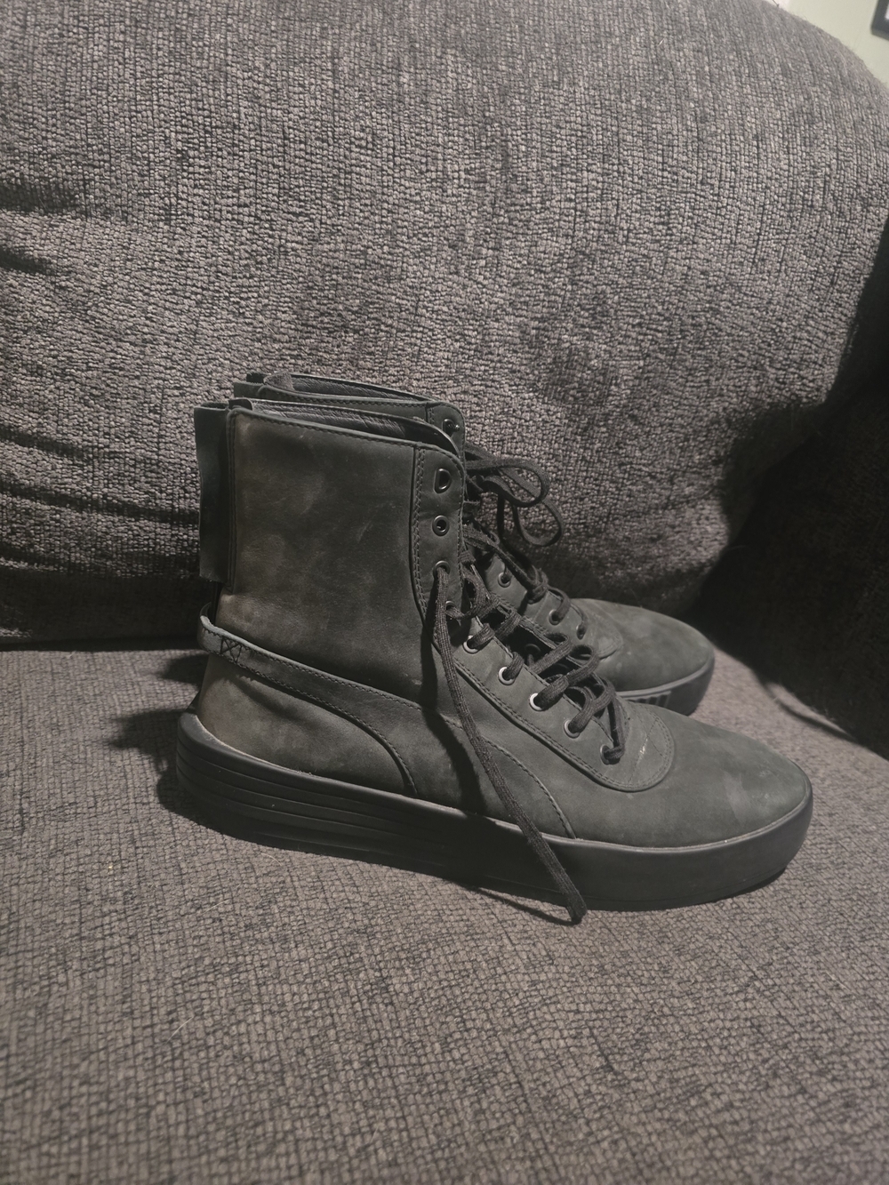 Puma | x XO Parallel Triple Black Sneaker Boots Size 10.5 RARE - Picture 2 of 8